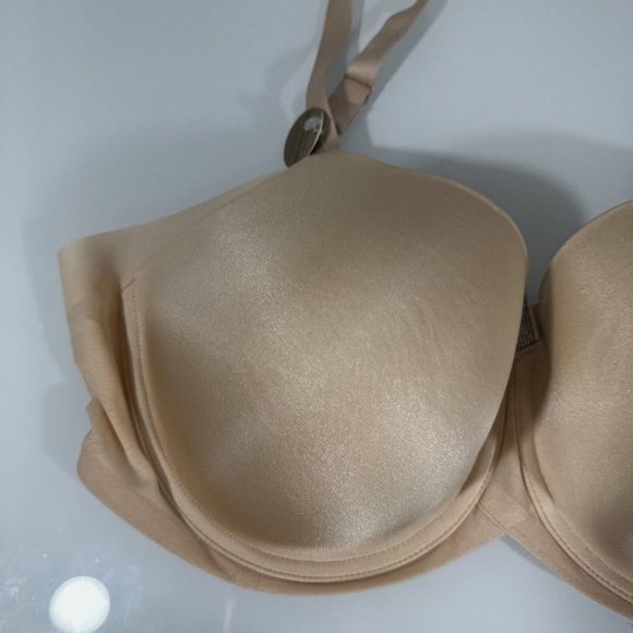 NWT‎ Wacoal [ 38DDD US ] Ultimate Side Smoother Underwire T-Shirt Bra Nude - Picture 4 of 13